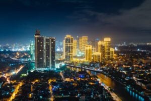 manila philippines at night
