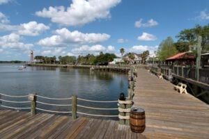lagoon at the villages