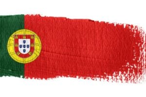 a variation on the Portugal flag.