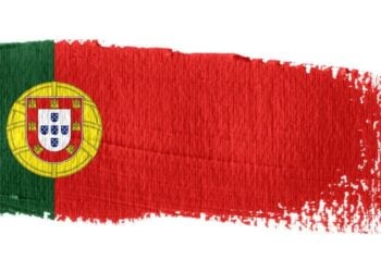 a variation on the Portugal flag.
