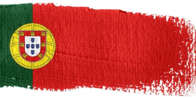a variation on the Portugal flag.